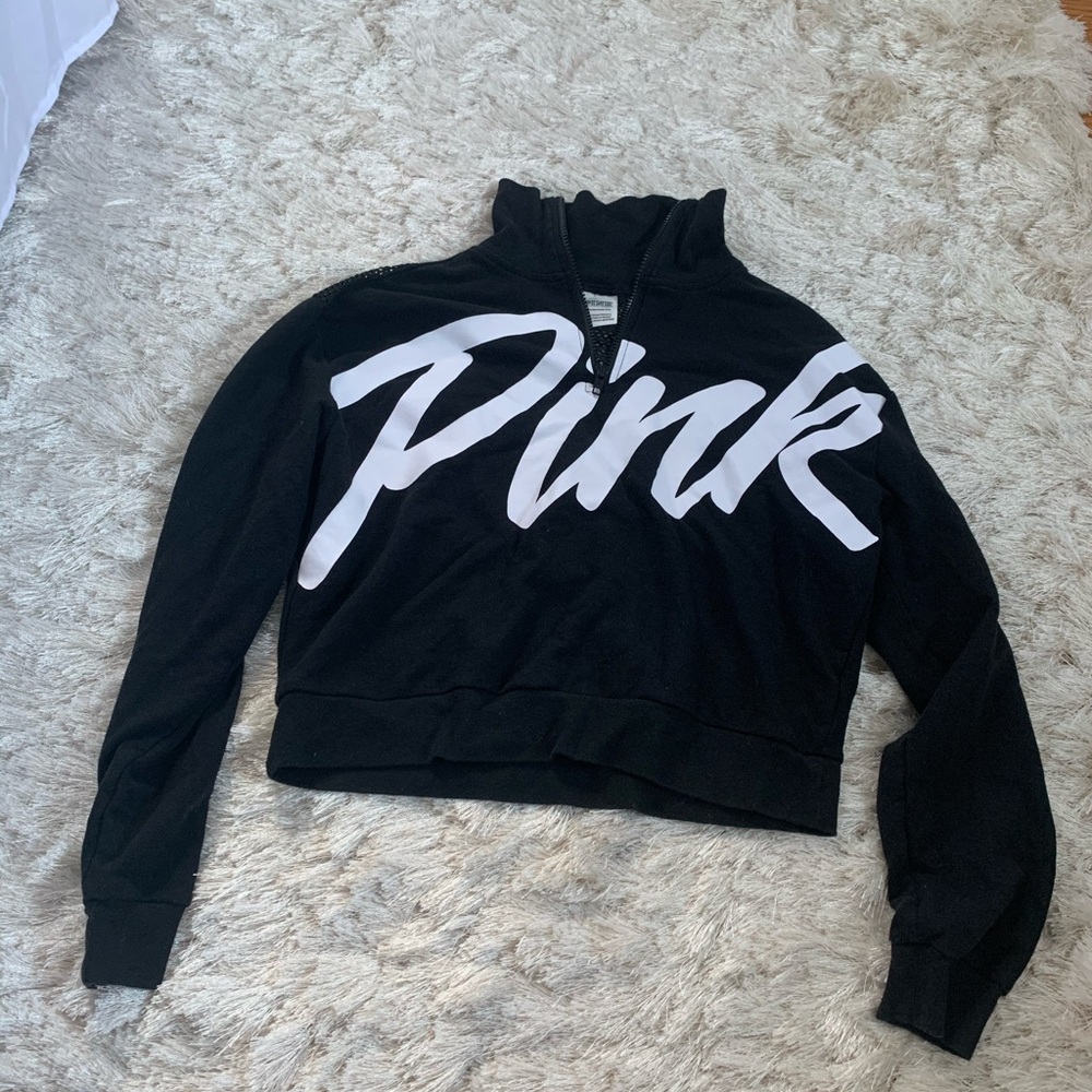 PINK by Victoria’s Secret Cropped 1/4 Zip